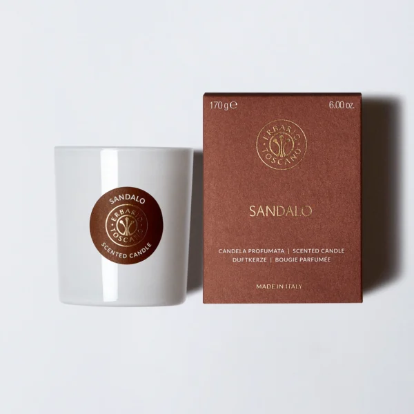 ERBARIO TOSCANO ŚWIECA ZAPACHOWA SANDALO 170g
